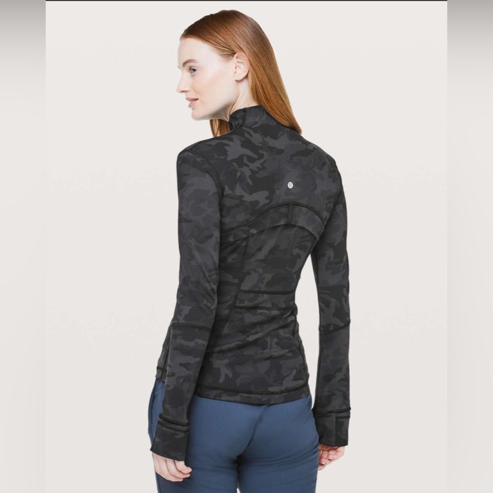 SOLD Lululemon Define Jacket in Incognito Camo Multi Grey Size 2 - Picture 3 of 5